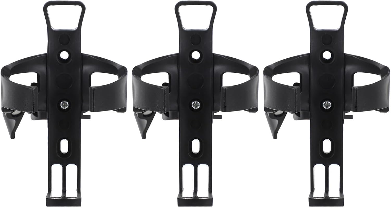 Generic 3pcs Lightweight Plastic Cup Holder for Seniors Knee Walker, Rollator, and Scooter, Detachable Drink Holder for Water Bottles and Beer Cans, for Indoor and Outdoor Activities