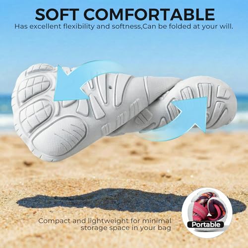 Image of SEEKWAY Barefoot Water Shoes for Kids - Wide Toe Box and Quick-Dry Sand Shoes Toddler for Hiking Swim Beach Pool Kayak Sport Accessories, Camping Essentials Must-Haves for Boys Girls Sizes