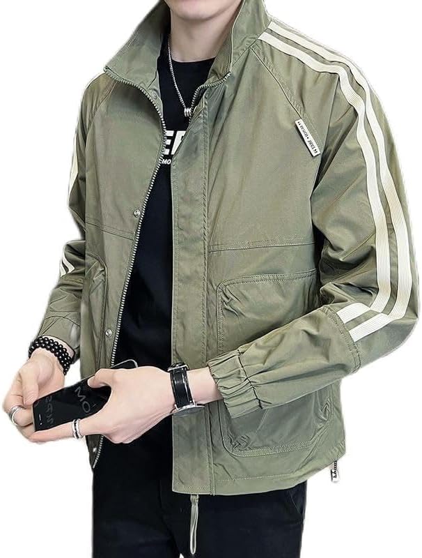 European and American-Style Workwear Jacket for Men in Spring and Autumn