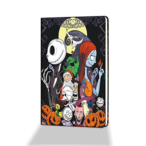 JOHSBYD Jack and Sally Gifts Leather Notebook (jack sally 2)