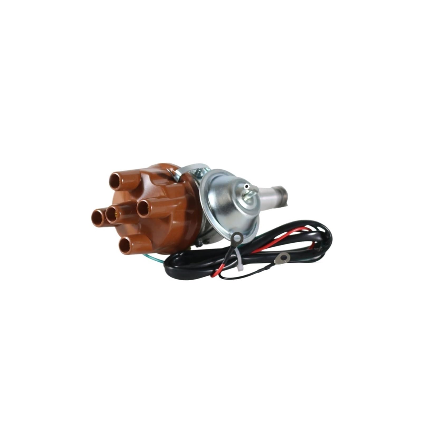 Delco coche Ajuste para RENAULT R15 R12 R10 R8 R4 Distribuidor cromado 0,7-1.3L 1961-1992 Distribuidor de encendido eléctrico