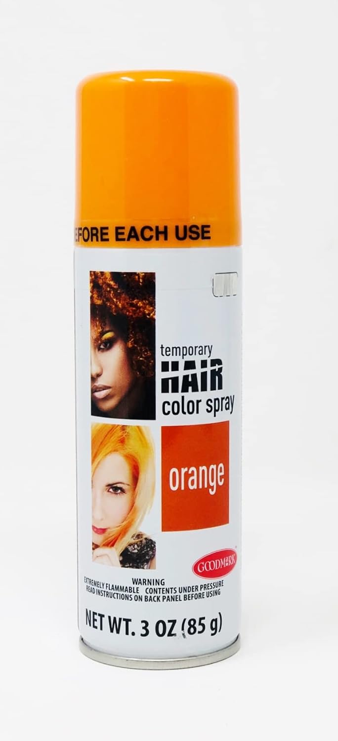 Orange Temporary Hair Color Spray Wash Out! 85g