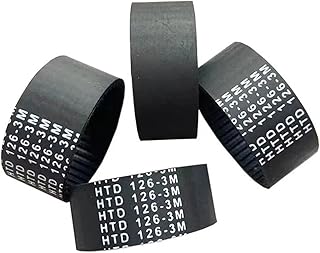 RAHBI HTD3M 除雪機用ゴムタイミングベルト HTD126-3M 歯付きベルト HTD159-3M 除雪機用 HTD leisurely(159mm,2pcs-20mm)