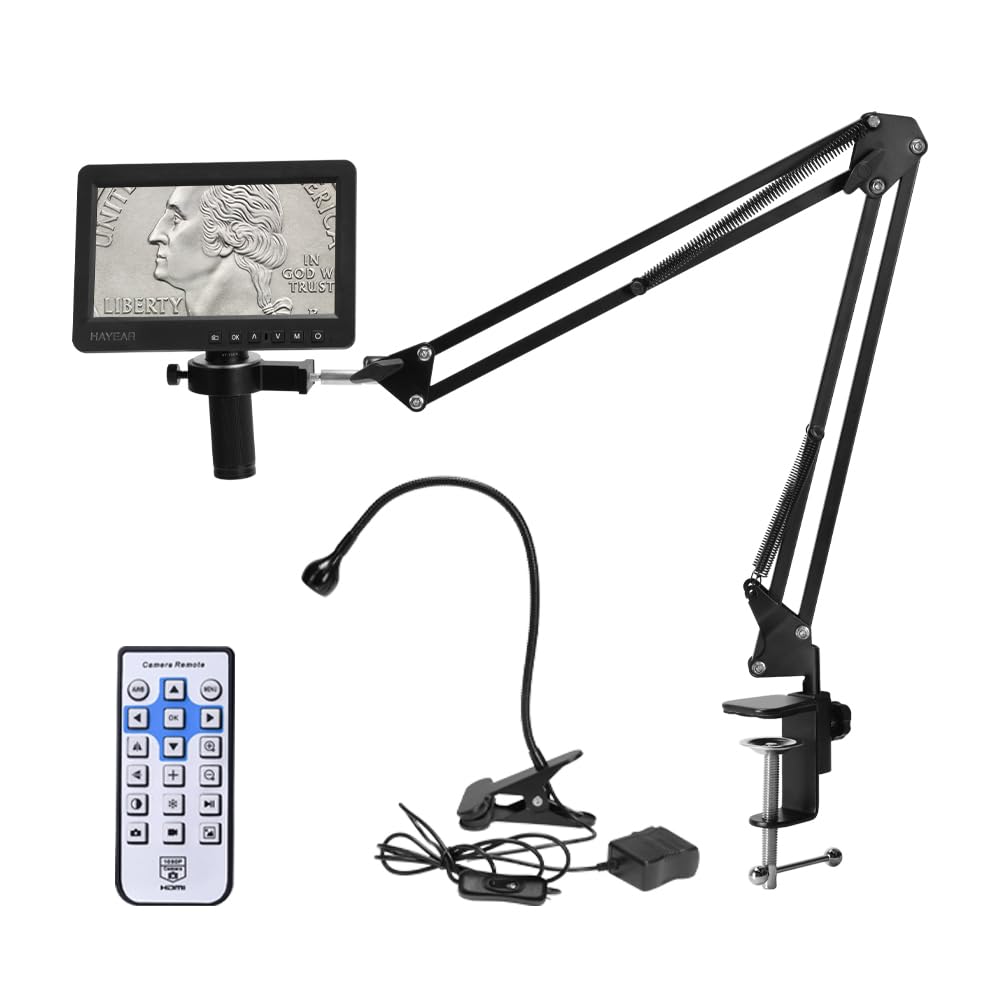 Amazon.co.jp: HAYEAR 26MP 7インチスクリーンデジタル 顕微鏡
