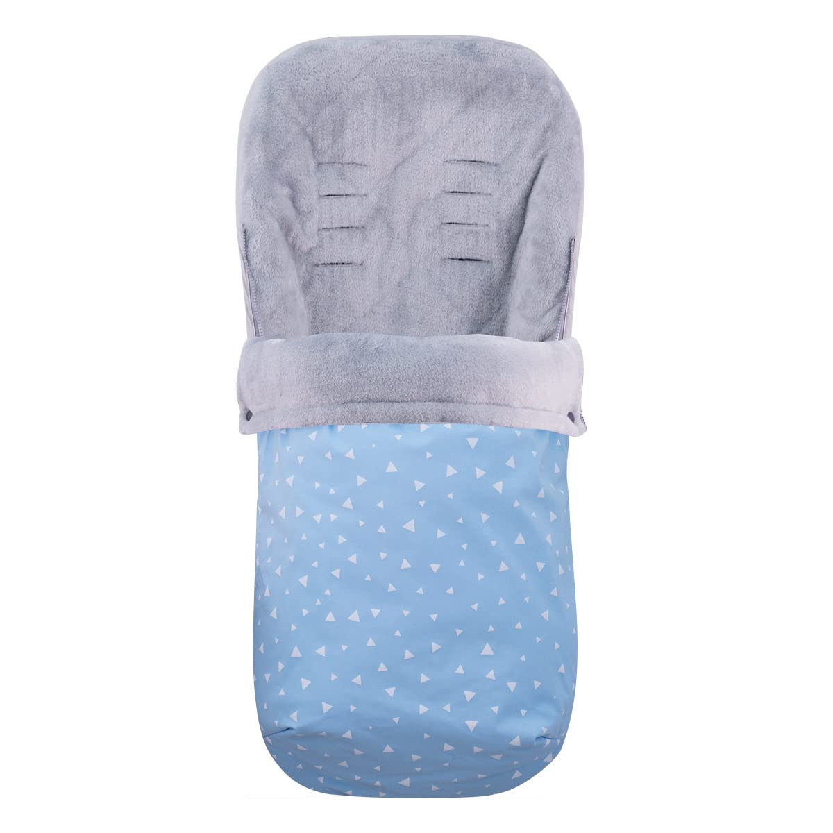 JYOKO KIDS Sacco per passeggino compatibile con Baby jogger City Mini, Joolz (BLUE SPARKLES, PILE)