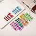 800pcs/8 Packs Please Sign Message Flags, Arrow Labels Stickers Sticky Please Sign Here Stickers Signature Tabs for Notebooks Documents Home Office School Supplies