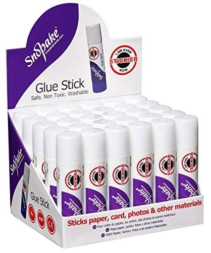 Snopake PVP 9g GlueStick [Pack of 30] Safe, Washable & Non-Toxic [15797]