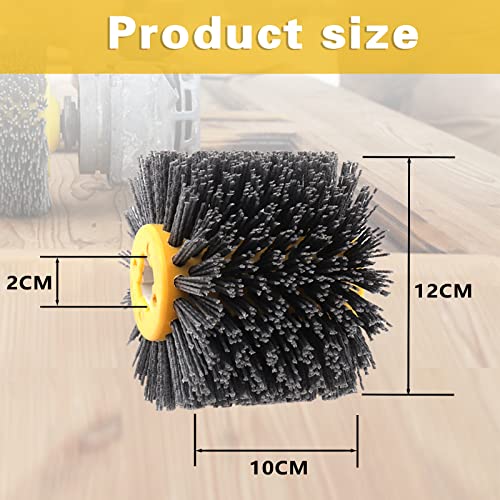 Shineboc 1001 Abrasive Nylon Wire Drawing Wheel Drum Brushes thumb #2
