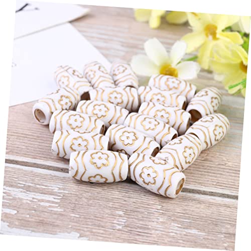 COHEALI 60 Pçs Enfeites De Barba Para Homens Chapéu Peruca Perucas De Cabelo Para Contas Para Trança