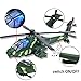 CORPER TOYS Army Helicopter Toy Diecast Military Attack Plane with Lights and Sounds Pullback Vehicles for Kids Boys Bonus with 2 Army Soldiers