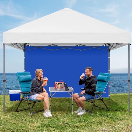 Image of MASTERCANOPY 12x12 Pop Up Canopy Sidewall Only 1-Pack Blue
