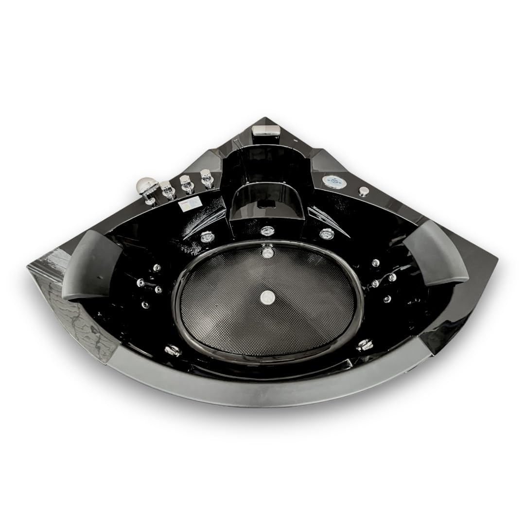 VASCA BAGNO IDROMASSAGGIO CROMOTERAPIA 2 PERSONE NUOVA Mod. MAJESTIC - BATH TUB