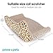 PrimePets Cat Scratcher Couch, Recycle Corrugated Cat Scratcher Cardboard, Cat Scratching Sofa Lounger, Kitty Lounge Board for Small Kitty (Catnip Included)