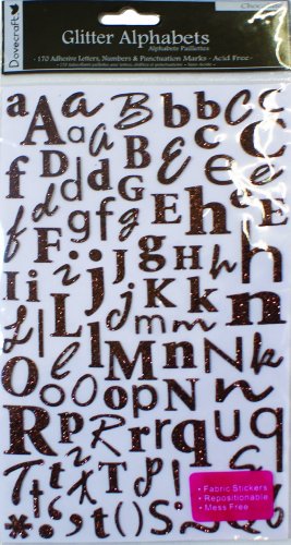Dovecraft Glitter Alphabets - Lettere