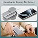Eazpower Magsafe Ladestation für Apple Watch und iPhone 3 In 1 Faltbar, Kabellose iPhone Ladestation Magsafe Ladegerät Mehrere Geräte, Reisen Tragbar Wireless Charger