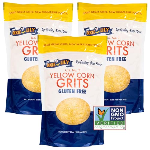 Dixie Lily Yellow Corn Grits - Enriched With Iron, Niacin,