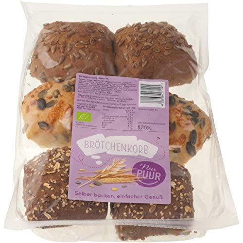 Nur Puur Brötchen-Mix zum Aufbacken (300 g) - Bio
