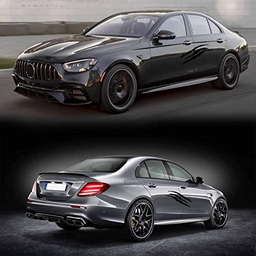 Msyuusr 2Pcs Claw Mark Decals For Car, Claw Marks Headlight Car Universal Sticker For Car Pickup Truck Van Motorcycles (Black) #TOP5