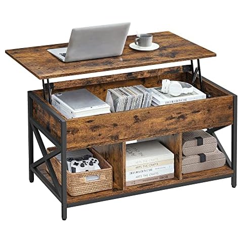 VASAGLE Table Basse Relevable LCT202B01 Cover