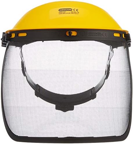 Oregon Browguard and Steel Mesh Visor Combination, Adjustable Safety Face Shield