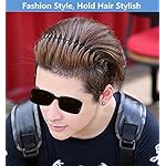 Metal Hair Band for Men Headband Women Bands Unisex Black Wavy Spring Outdoor Sports Headbands Men's Hoop Clips Accessories Simple Elastic Non Slip Head Headwear - Image 3
