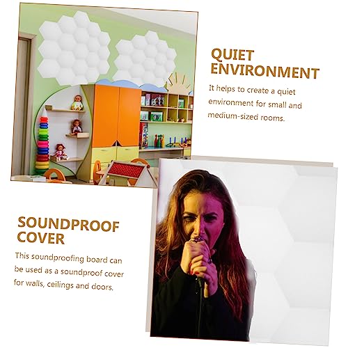 Garneck Paneles Acústicos de Pared 6 unidades para absorción de sonido e insonorización para grabación, gimnasios y escuelas miniatura 2