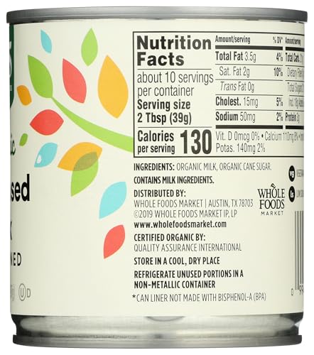 Image of 365 by Whole Foods Market, Organic Sweetened Condensed Milk, 14 Ounce
