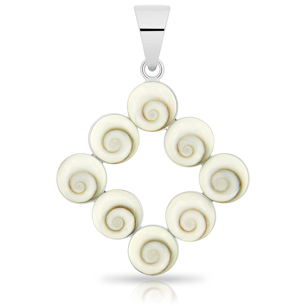 Bracciale elastico Occhio di Shiva/Santa Lucia in Argento 925 e cordino
