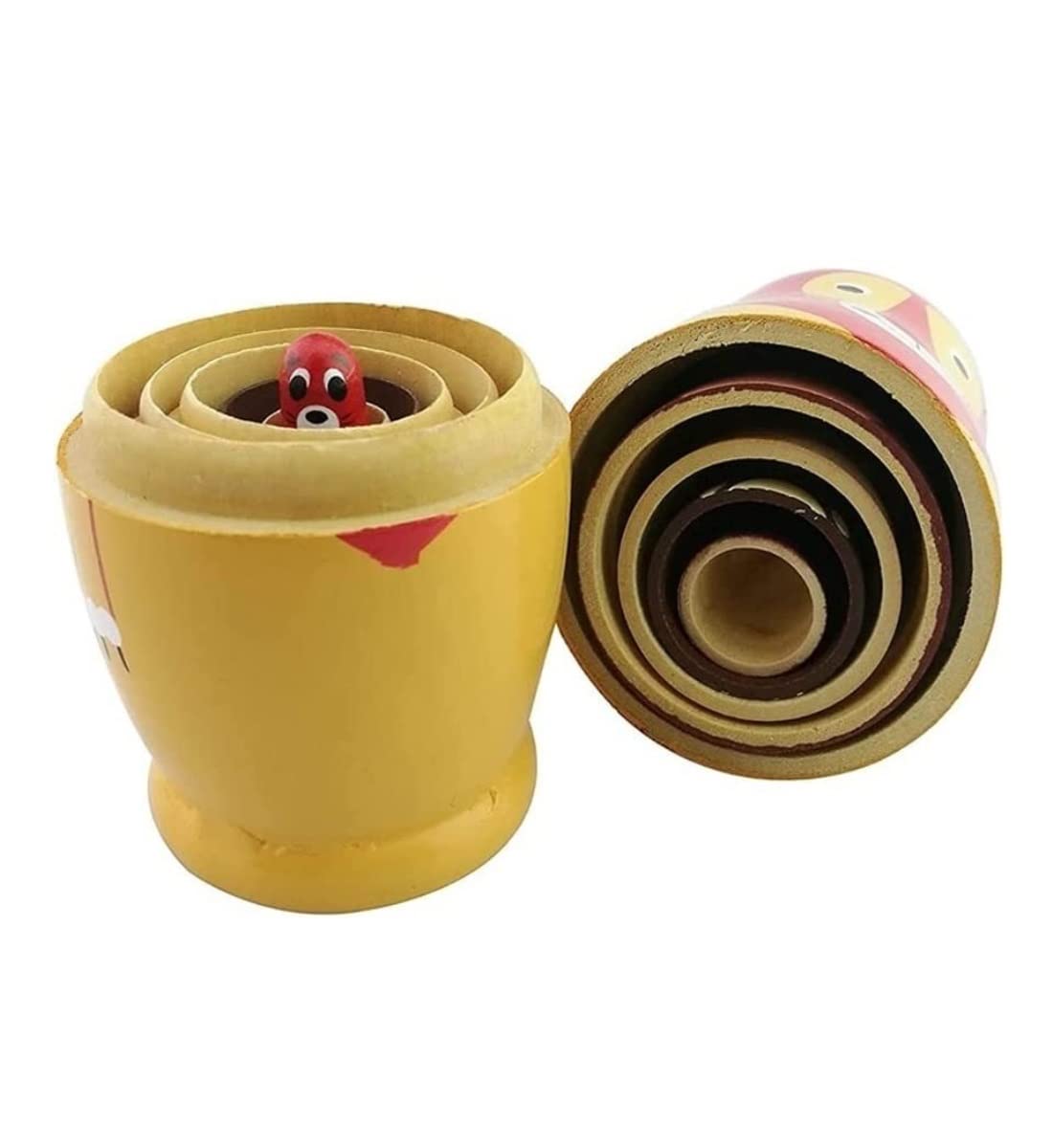 Muñecas Rusas 6 Uds Muñecas Anidadas Rusas Animales del Bosque Matryoshka Apilables De Madera Juguete Apilable