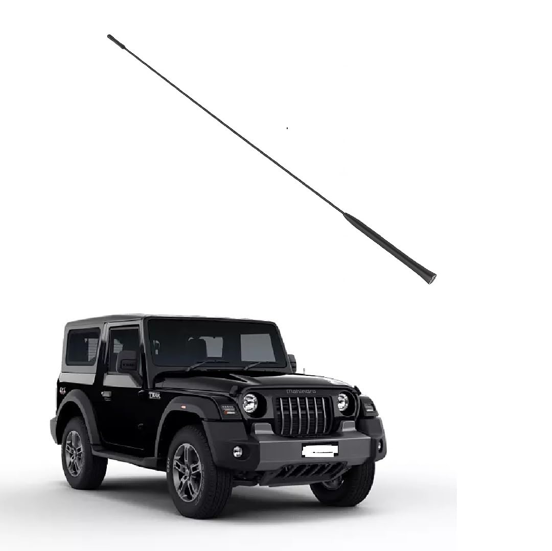 Car Roof Antenna Aerial Rod, AM/FM Radio Signal Replacement Rod Suitable for Mahindra Thar 2020-picture-26