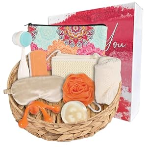 Spa Birthday Gifts for Women, 10 Piece Spa Gift Basket for Pampering, Birthday Gift Sets For Women, Relaxing Self Care Gifts for Women, Spa Day Gifts for Women, Bath Gift Set