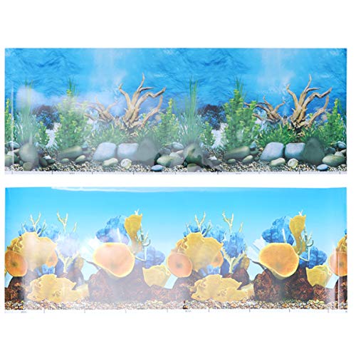 Balacoo pecera Pegatina de Fondo Acuario Papel Tapiz 3D póster Decorativo de...