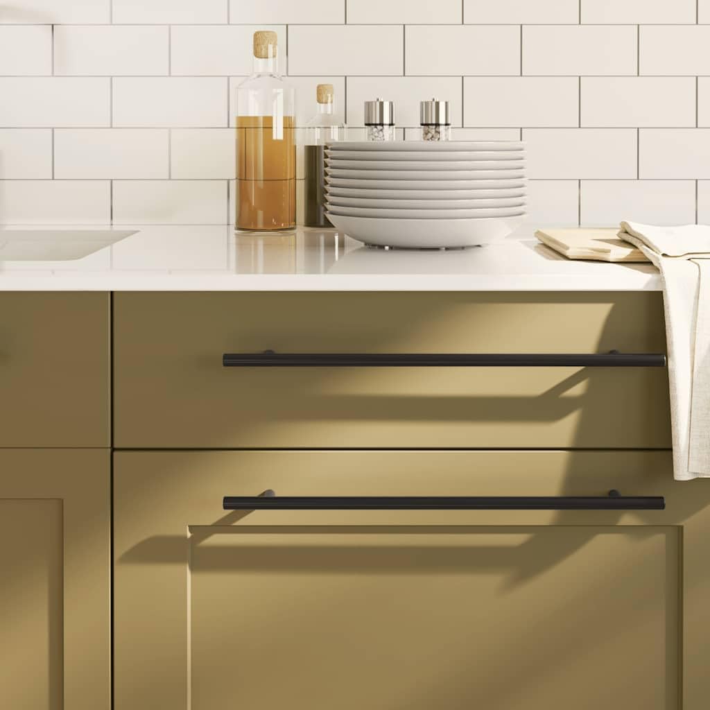 Maniglie per mobili in acciaio inox, 5 pezzi, 320 mm, per armadi, cassetti, comò, cucina, bagno, soggiorno, con viti ritagliabili e design moderno