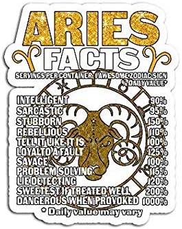 Aries Facts Zodiac Sign - Decorative Sticker Graphic