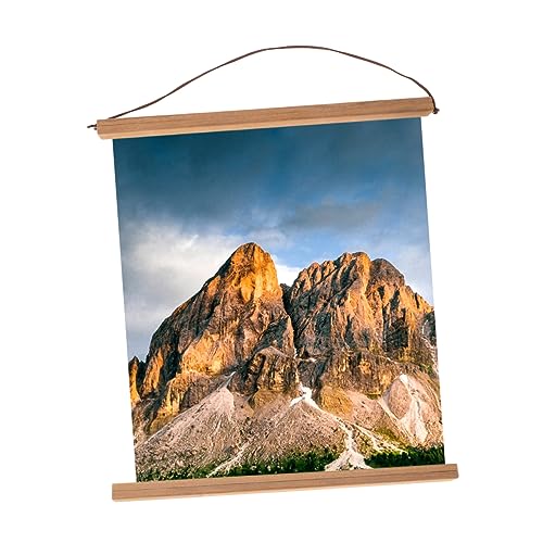 Homoyoyo Varilla Magnética De Madera Maciza 21 Cm, Barra Magnética Para Colgar Carteles, Marco Magnético De Madera Natural, Uso Diy Para Pósters y Pinturas, Decoración De Hogar