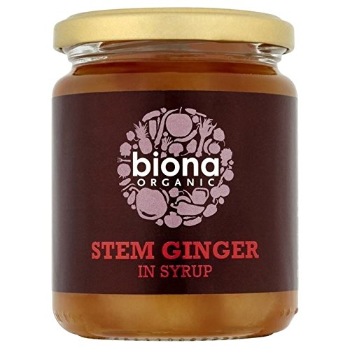 Biona Organic Stem Ginger In Syrup 330g - Pack of 6