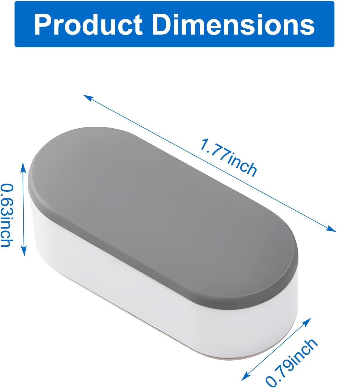 5 PCS Toilet Seat Bumpers for Bidet Attachment with Strong Adhesive, Universal Non-Slip Toilet Seat Spacers for Bidet and Toilet Lid, Universal Fit for Home and Commercial Bathrooms