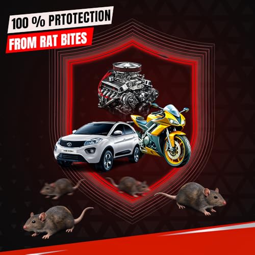 Image of CX2 Rat Repellent Spray (200ml) for Car, Bikes | Mouse | Natural Powerful Complete Pest Control Protect Your Wires in Car, Bike | Easy to Use, Non Toxic No Kill Only Repels