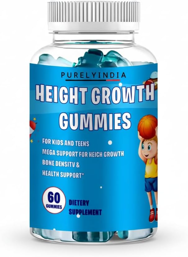 Kids Multivitamin Gummies with Ashwagandha | Immune, Mood & Focus Support – Non-GMO, Natural Fruit Flavors, Low Sugar | 60 Gummies