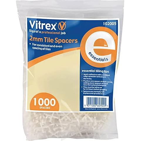Vitrex 102005 Essential Tile Spacers 2 mm Pack Cover