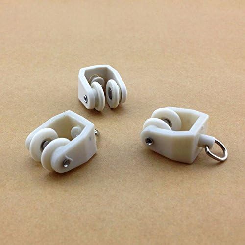 shower curtain rods 10x DIY Ring Curtain Accessories Plastic Track Pulley