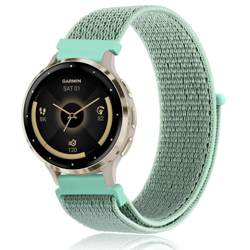 iCoh Garmin Venu 3S / Venu 4 41mm / Venu 2S / Vivoactive 4S / Vivomove 3S EHb`oh 18mm NCbN[X\tgiC ߉\ȃXgohXgbv Garmi