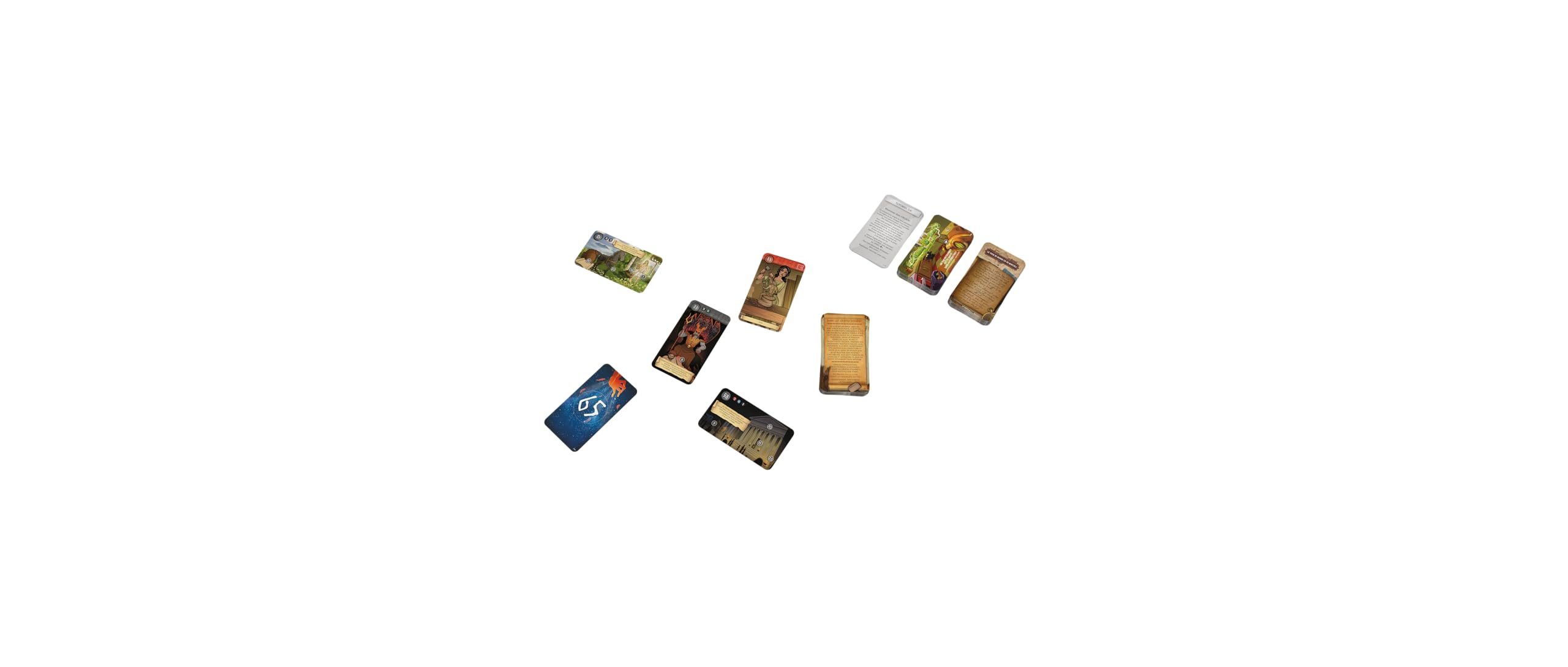 Asmodee - Unlock! Mythic Adventures - Jeu Escape Game Adultes et Enfants dès 10 Ans - Jeu d'Ambiance - Jeu de Cartes avec Application Gratuite - 1 à 6 Joueurs - en Français- Space Cowboys