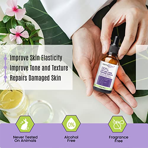 Dermaxgn Elasticity Repair Serum, Matrixyl 3000 - Pure Organic Powerful Triple Combination Serum/Anti-Aging, Facial Aged Wrinkles Serum (1 Fl Oz) #TOP5