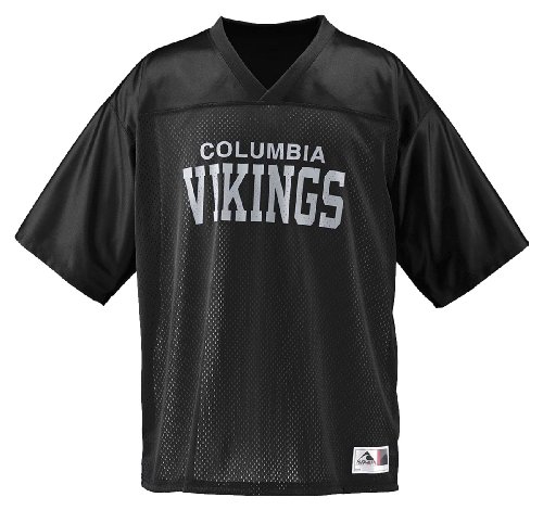 Augusta Sportswear Mens Stadium Replica Jersey, Black, XX-Large