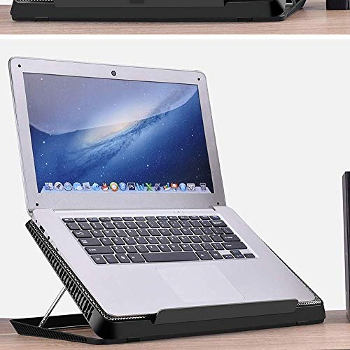 Base para laptop con 6 ventiladores de enfriamiento miniatura 3