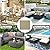 OutdoorLines Patio Seat Cushion Cover Replacement, Waterproof Cushion Cover for Outdoor Furniture, Anti-Slip Patio Chair Cushion Cover for Garden and Backyard (Set of 4, 24"x24"x4", Camel, Cover Only)
