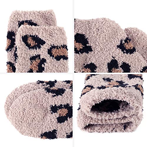 Image of American Trends Womens Winter Socks Fluffy Sleep Socks Fleece Fuzzy Socks Athletic Warm Socks Plush Cozy Socks