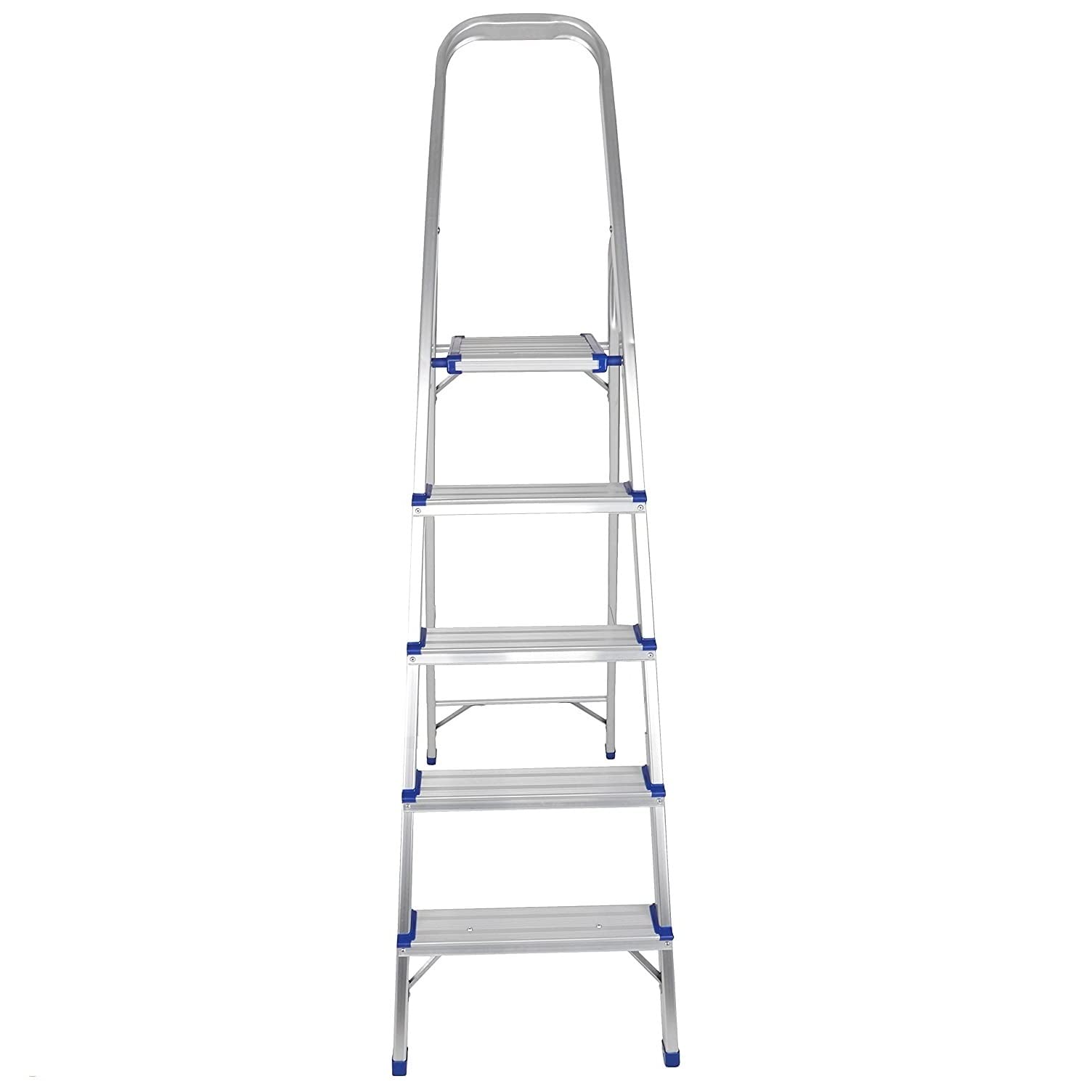 TREPPE Escalera Aluminio Plegable Tijera Ligera 5 Peldaños