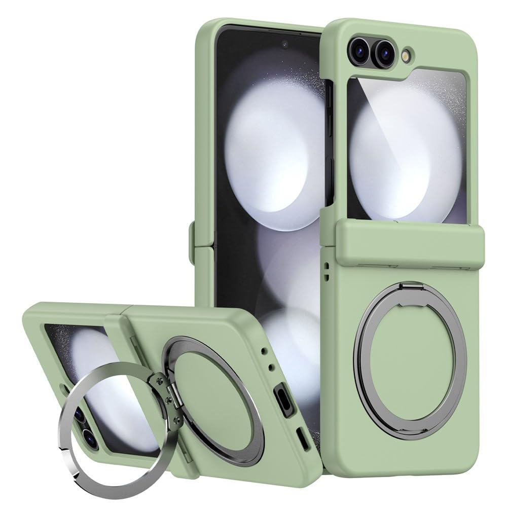Coque silicone Galaxy Z Flip7 vert clair évite chutes et rayures - 7